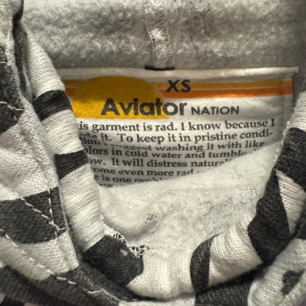 Aviator Nation zebra ninja Hoodie - Picture 4 of 7